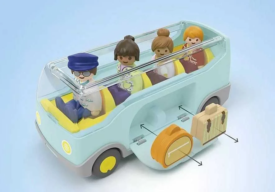 PLAYMOBIL - JUNIOR: Oro uosto autobusas (71682)