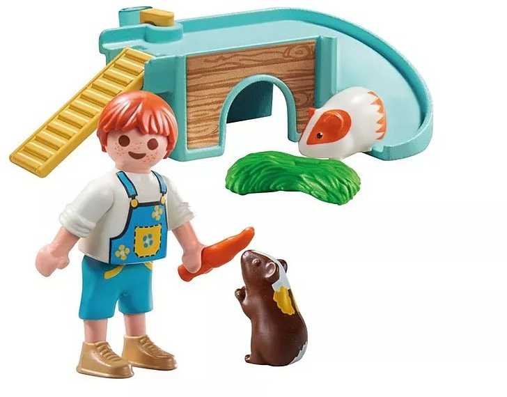 Playmobil My Life 71746 Berniukas su jūrų kiaulyte