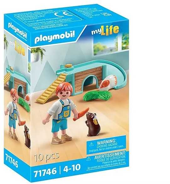 Playmobil My Life 71746 Berniukas su jūrų kiaulyte