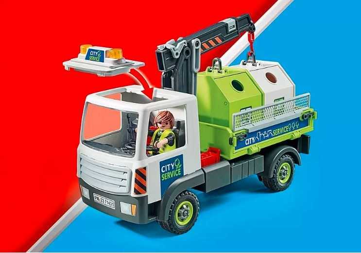 Playmobil City Action 71431 Sunkvežimis su stikline tara
