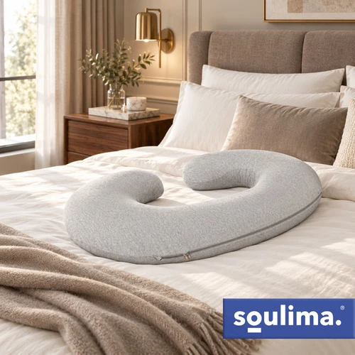 Soulima C-shaped pregnancy pillow