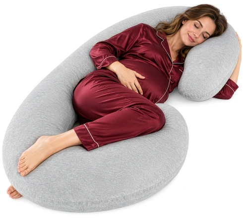 Soulima C-shaped pregnancy pillow