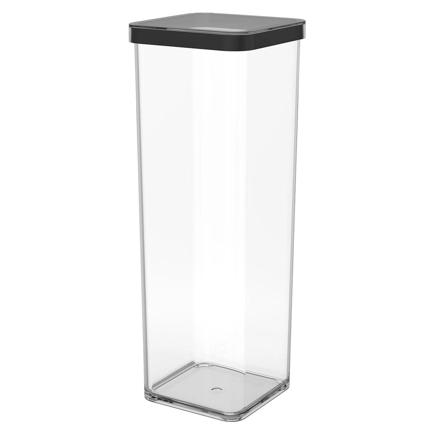 rotho Gyvūnų Maisto Indas - Loft Kvadratinė 2.0L Skaidrus/Juodas