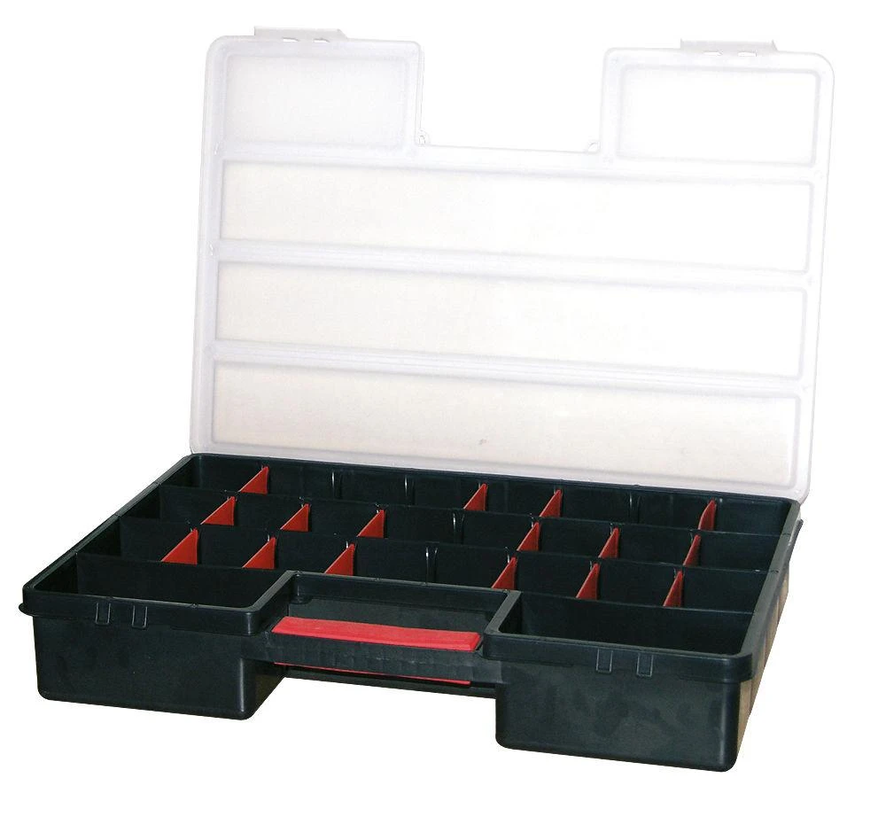 Dėžė Patrol Organizer XL iš PVC | juoda (46 x 33 x 8 cm)