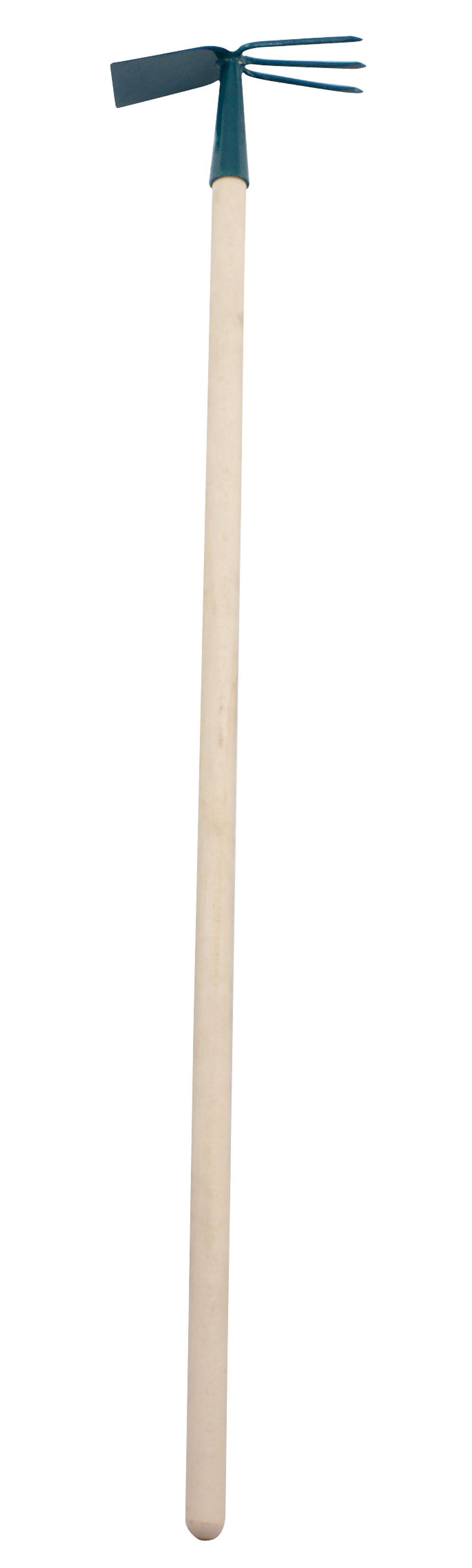 Motyczka Tiesus kauptukas su trijų šakių medinėmis šakėmis, 110 cm