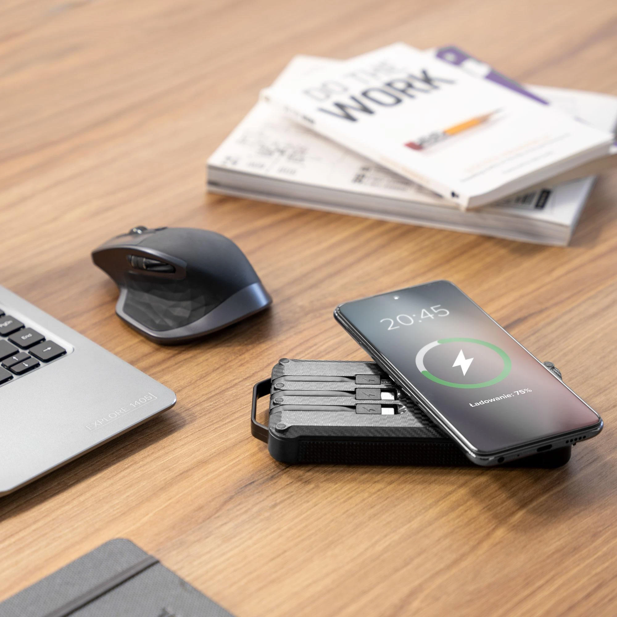 Power Bank Kruger & Matz 10000 mAh Li-pol saulės baterija