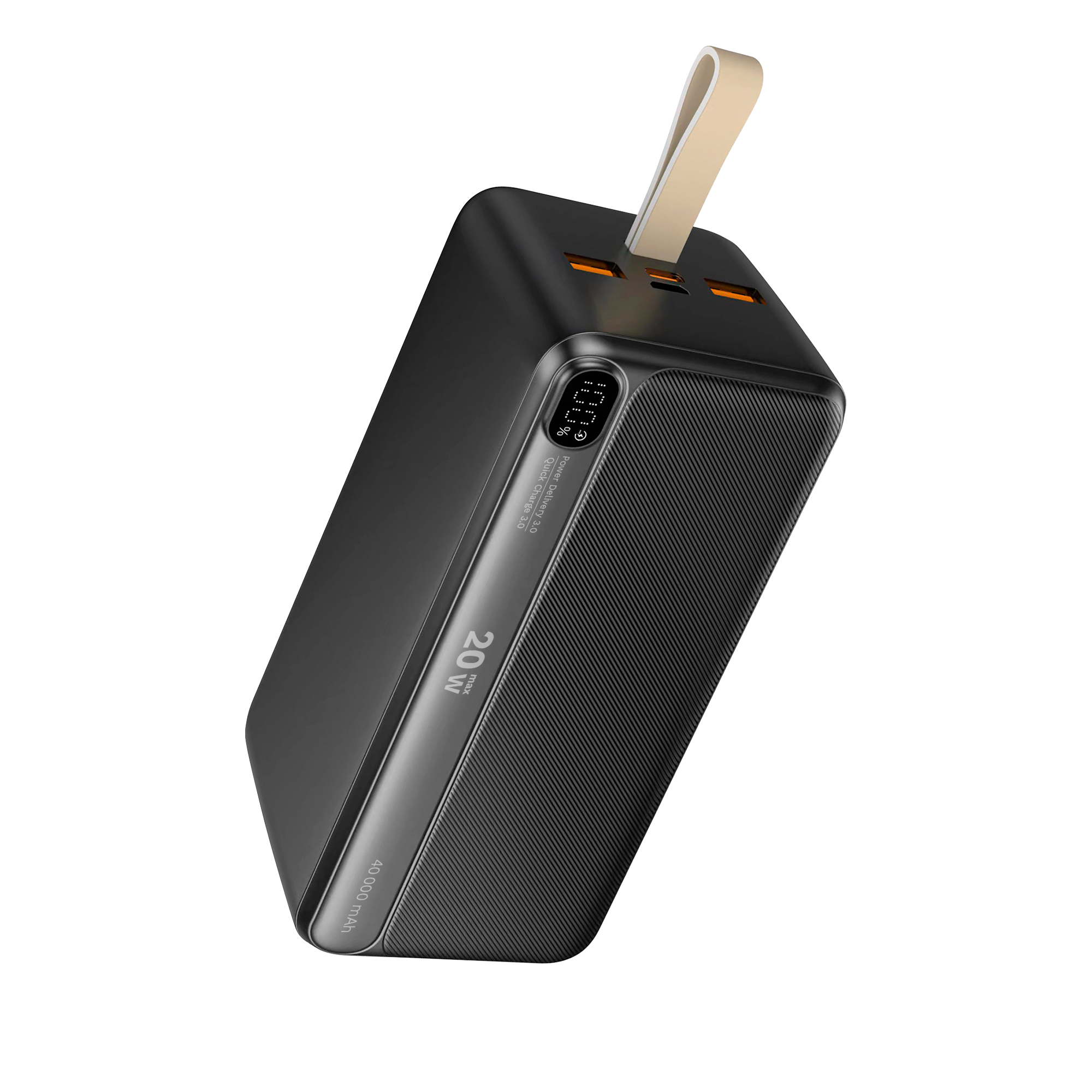 POWER BANK Kruger & Matz 40000 mAh ličio jonų su QC ir PD funkcijomis
