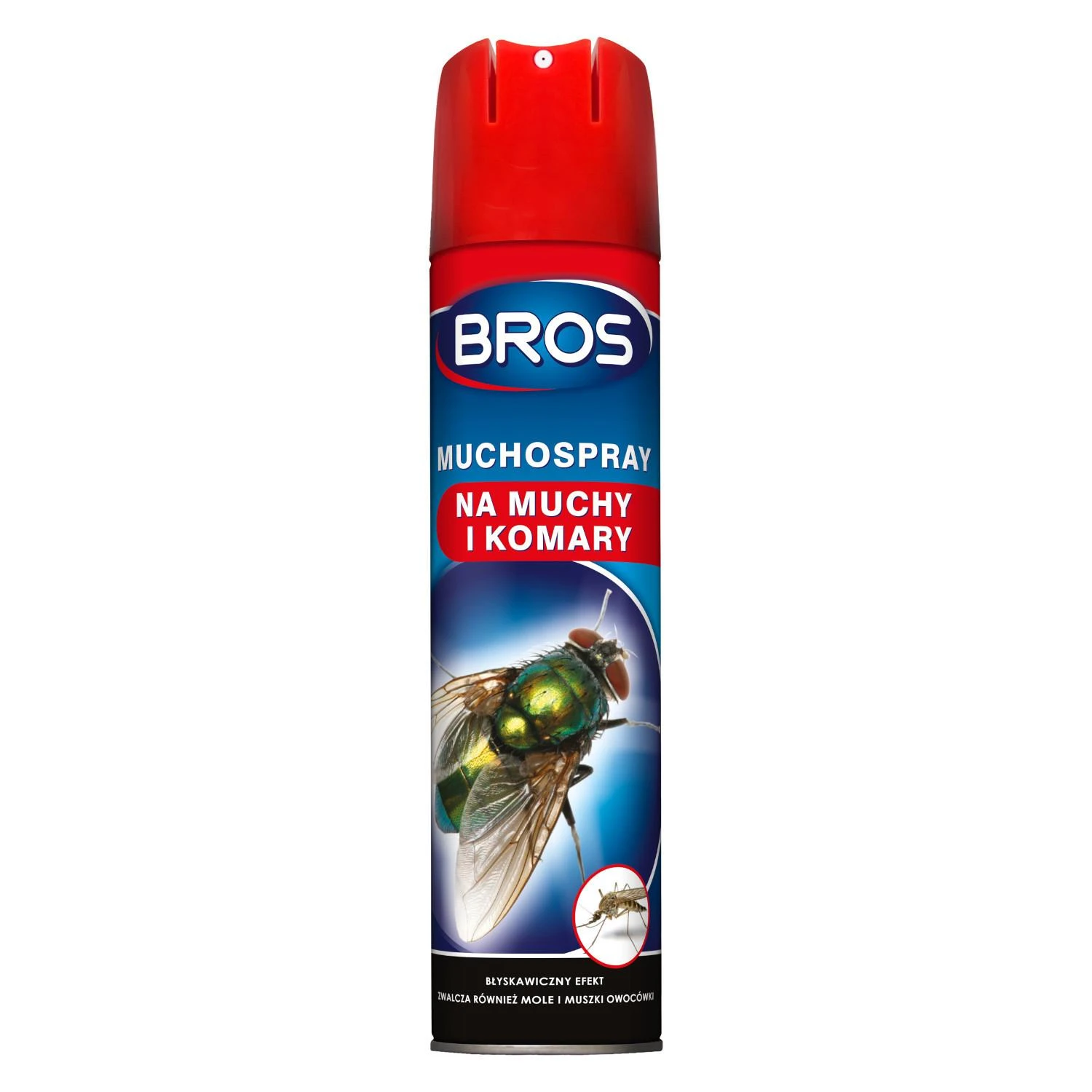 Bros Muchospray 750ml aerozolis su vabzdžių atvaizdu