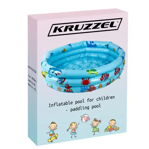 Pripučiamas baseinas vaikams - Kruzzel 20932 irklavimo baseinas