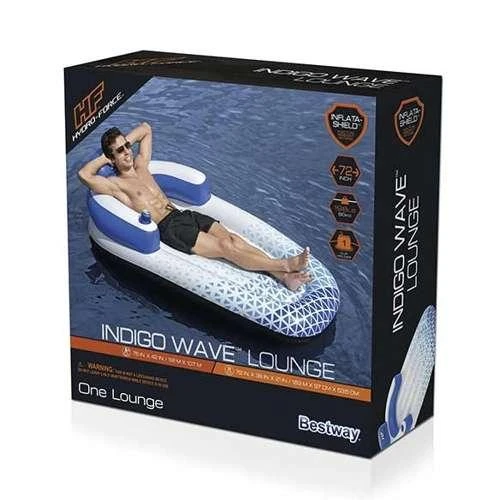 Bestway Hydro Force Pripučiamas plaustas, mėlynos spalvos, 183x97cm