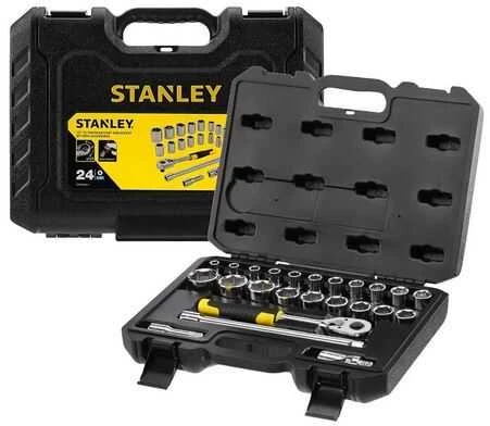 Stanley ST.Rinkinys SU RETKETU 1/2" IR PRIEDAIS 24 VNT.