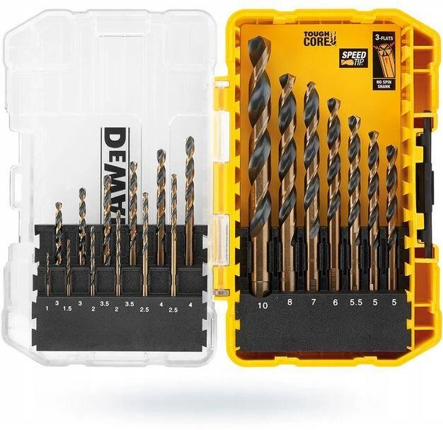 Grąžtas Grąžtų rinkinys DeWalt DT70728-QZ; 1-10 mm; 19 vnt.