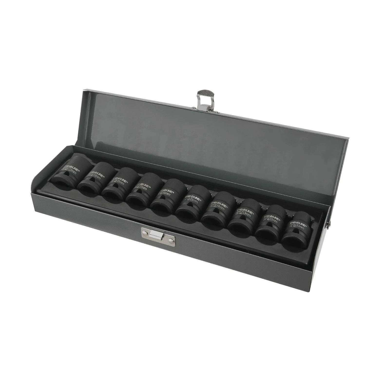 Zestaw Rinkinys 10 Cr-Mo smūginių galvučių 1/2" rinkinys, 10-22 mm, proline