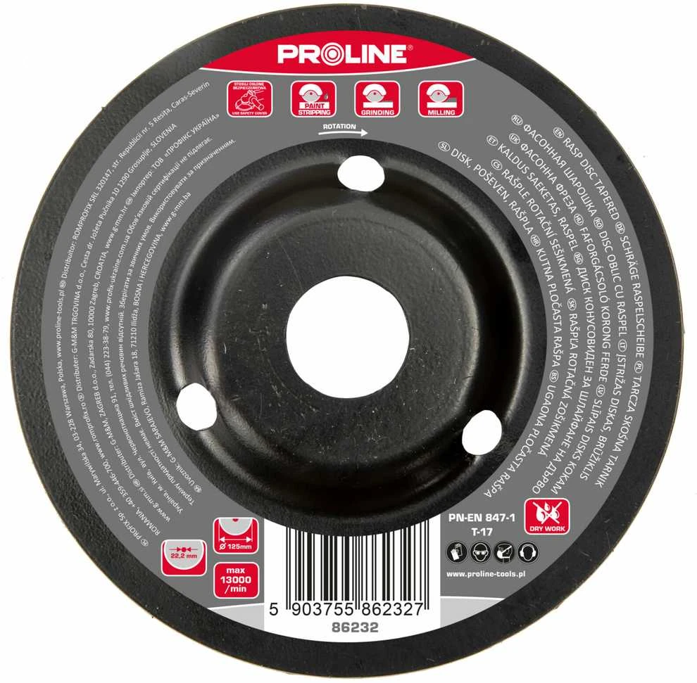Profix Tarcza Įstrižas diskinis šveitiklis, smulkūs dantys, B tipo, 125 mm, proline