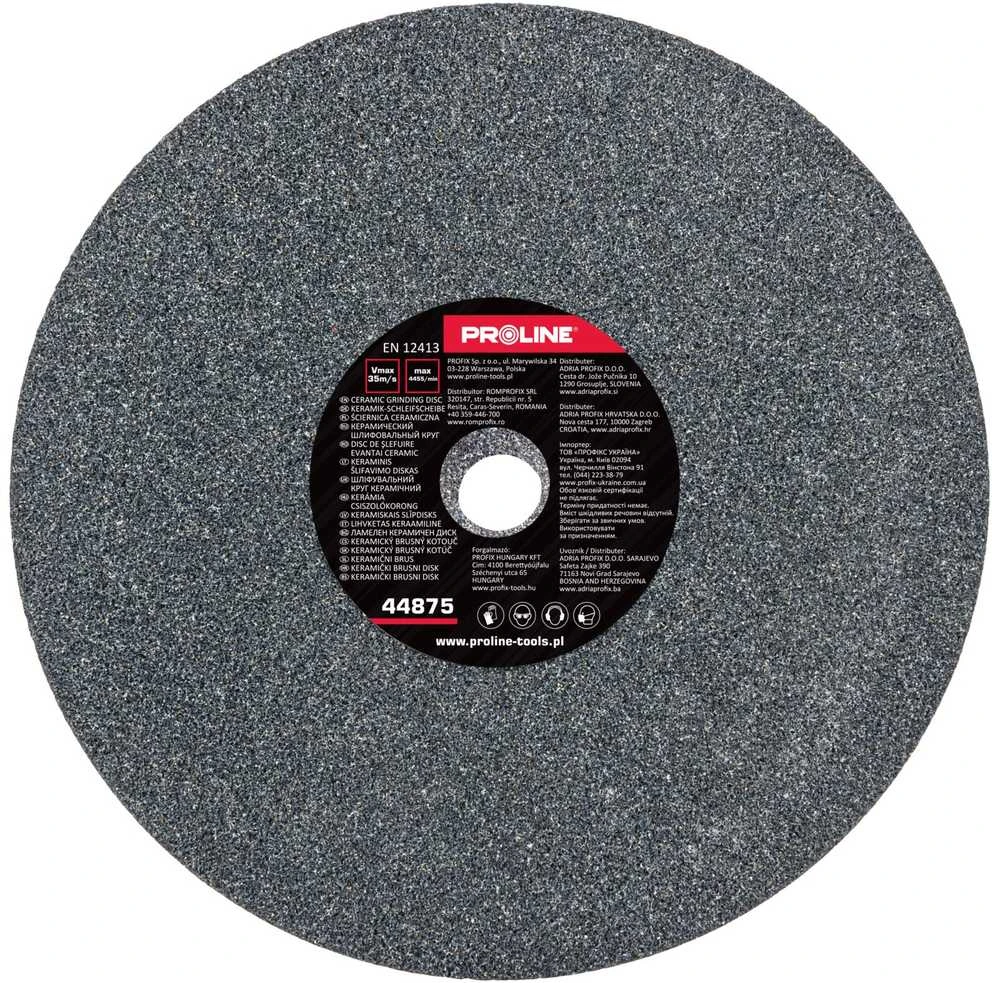 Ściernica Keraminis šlifavimo diskas 150x20x12,7 mm, 98c silicio karbidas, gr60, prolinas