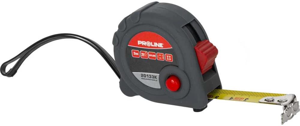 Proline Matavimo juosta 3x16 mm, padengta magnetu ir nailonu, II klasė