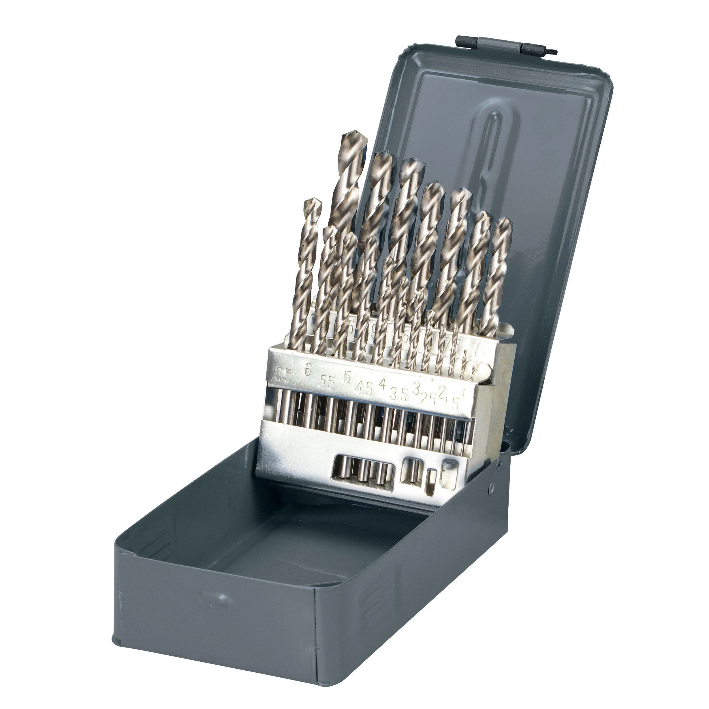 Grąžtas Metalo gręžimo rinkinys HSS-G 1-10 mm 19gb Proline