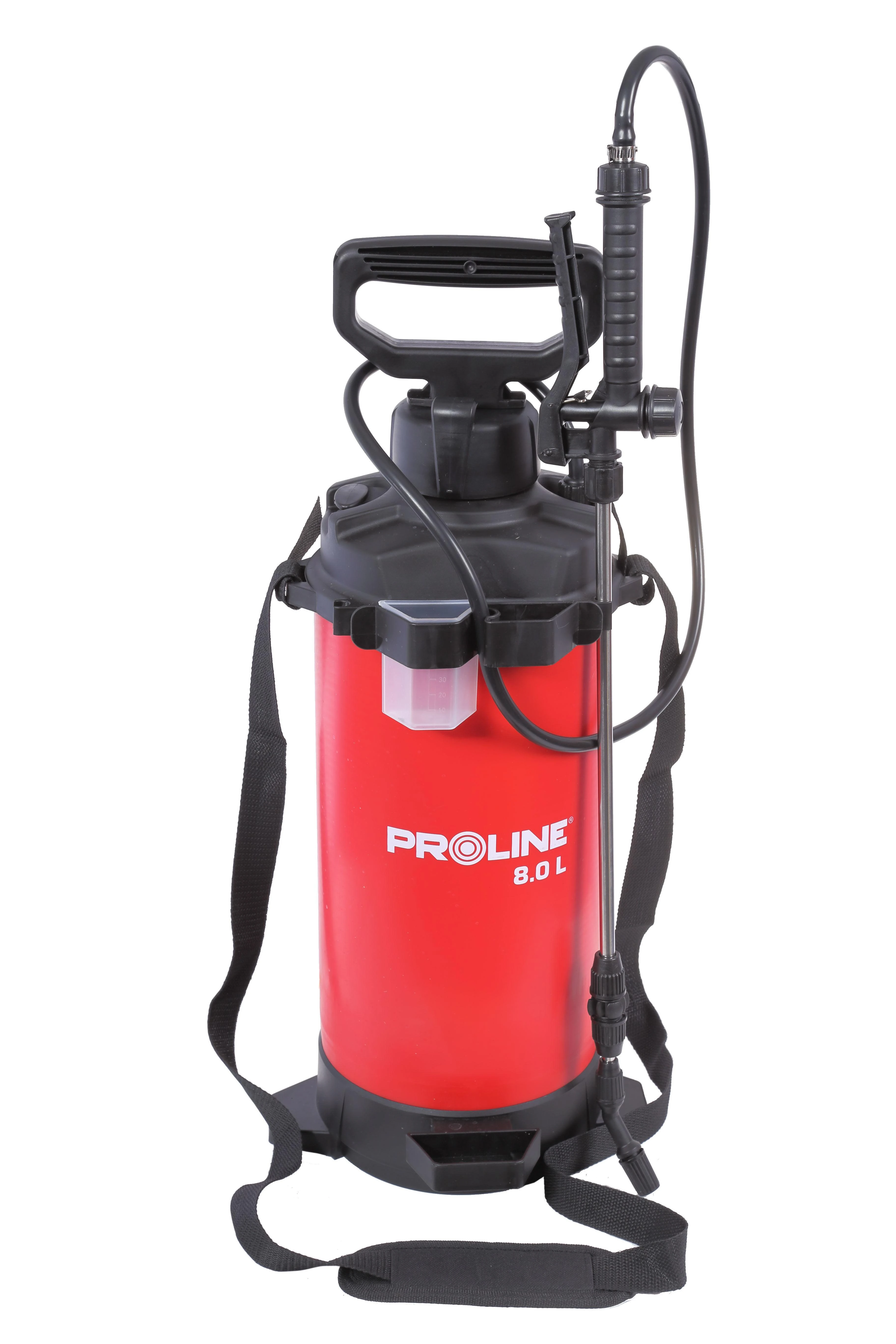 Opryskiwacz 8,0 l purkštuvas, teleskopinis antgalis. 490–880 mm, 2,5 bar, „Proline“