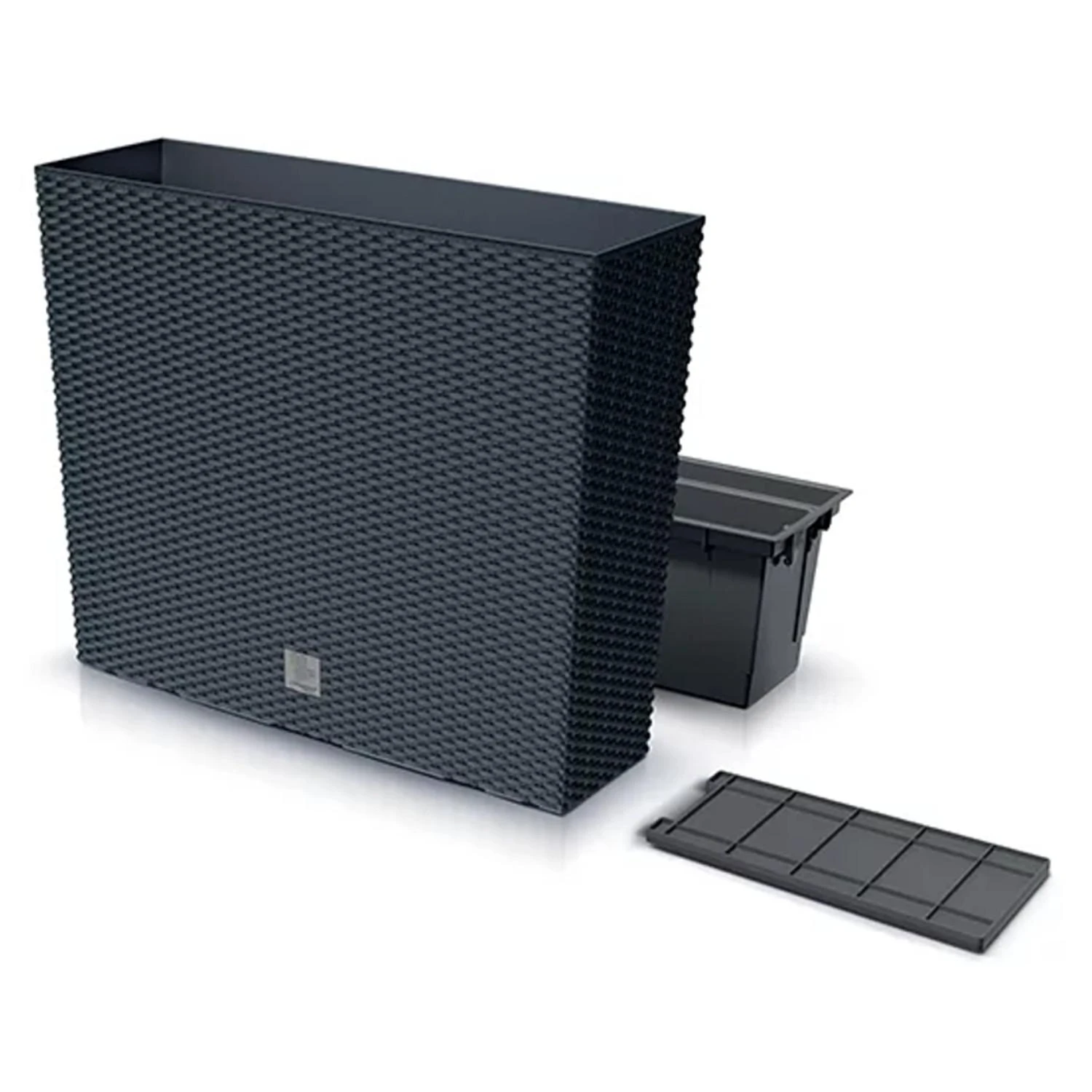 Prosperplast <div class="int_ce_html">Gėlių vazonas Rato Case Tower DRC600T antracitas</div>