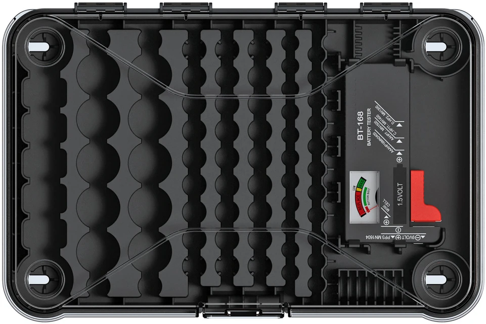 Prosperplast Organizer na baterie su testerem baterii Kistenberg Baterija Box KBBT