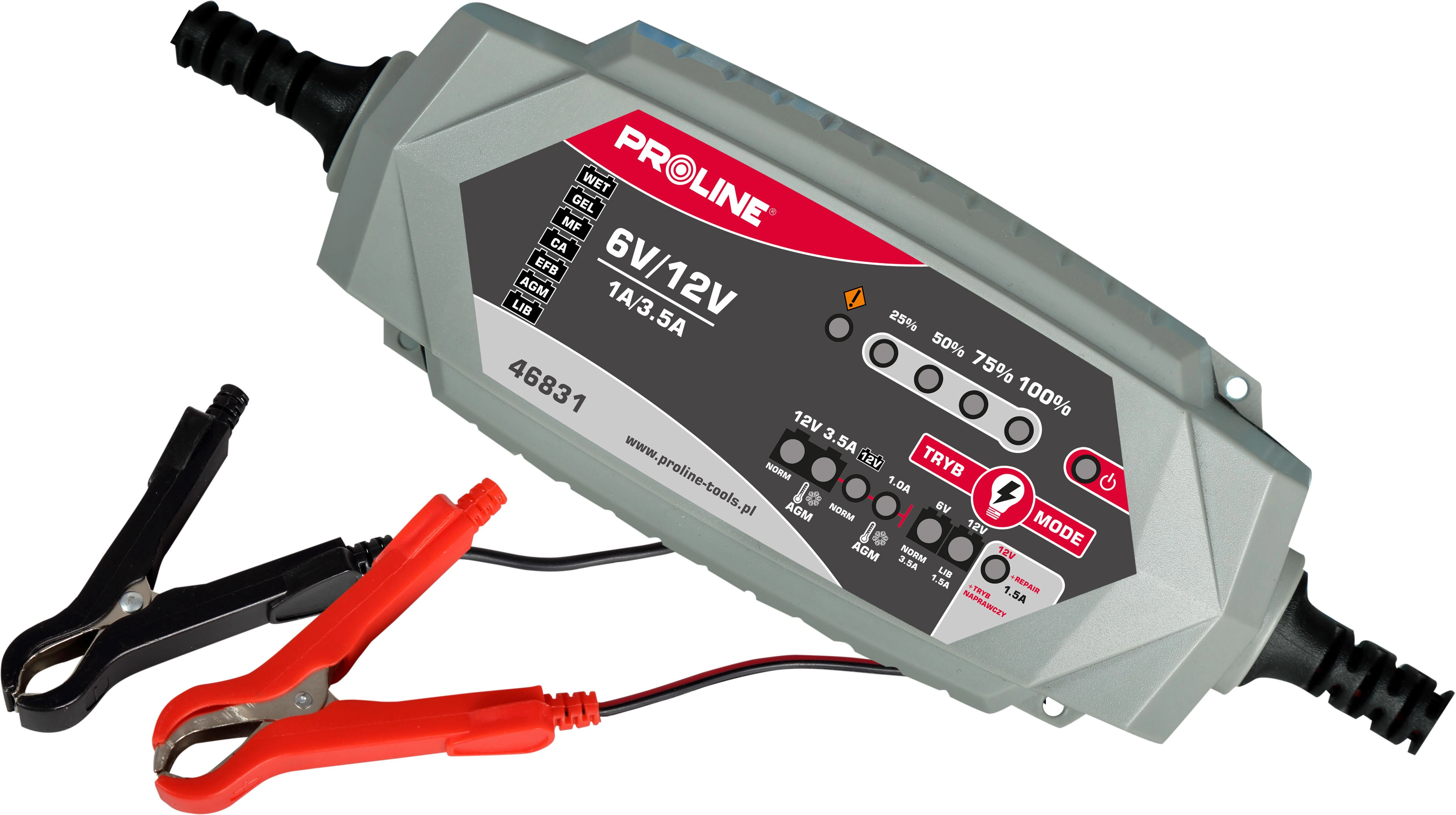 Prozone inverterinis akumuliatorių kroviklis 6V/12V