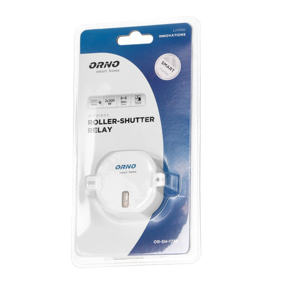 ORNO SMART HOME nuleidimo ritinėlio relė su radijo imtuvu 300 W