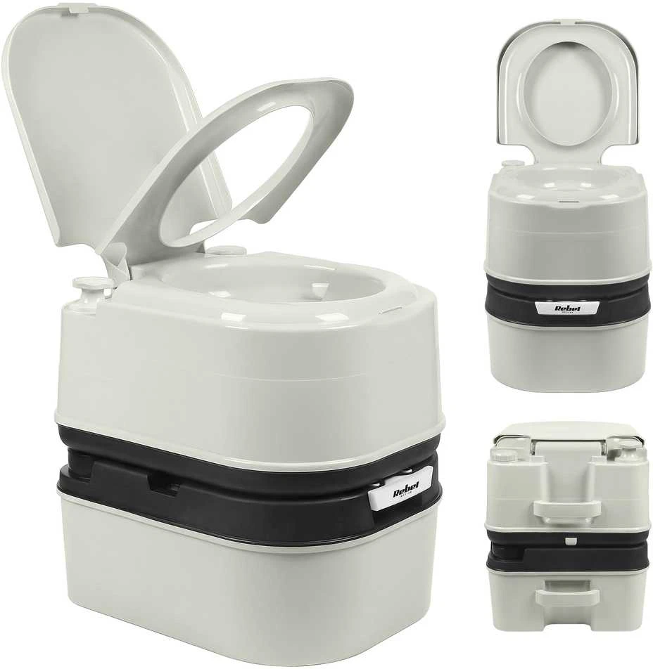 Nešiojamas kelioninis tualetas 24L / 20L, Rebel Active