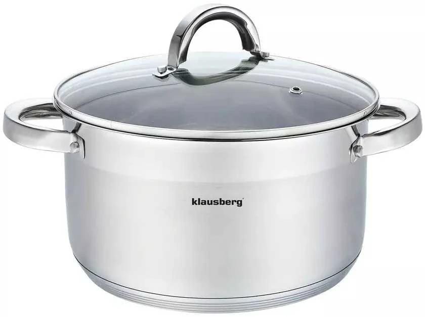 Puodas Plieninis puodas, 26 cm skersmens, 7,5 l, Klausberg