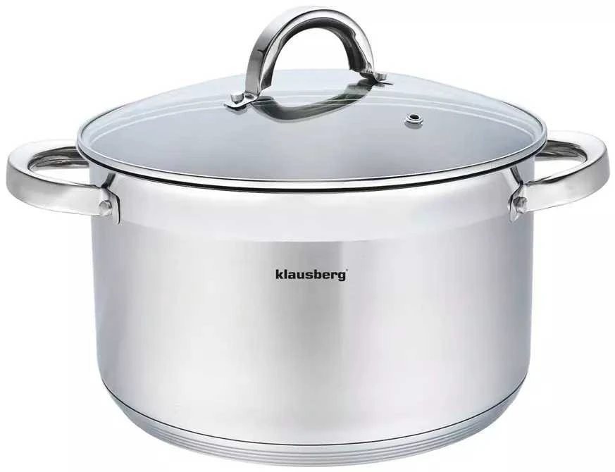 Puodas Plieninis puodas, 28 cm skersmens, 9,5 l, Klausberg