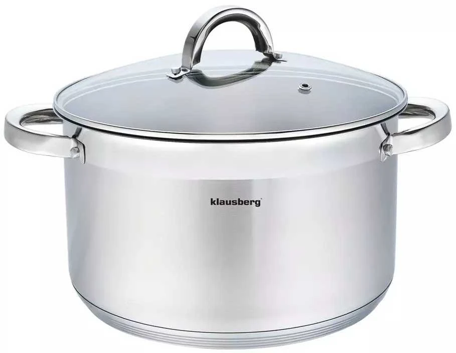 Puodas Puodas su dangčiu 11,5 l, 30 cm skersmens, Klausberg plienas