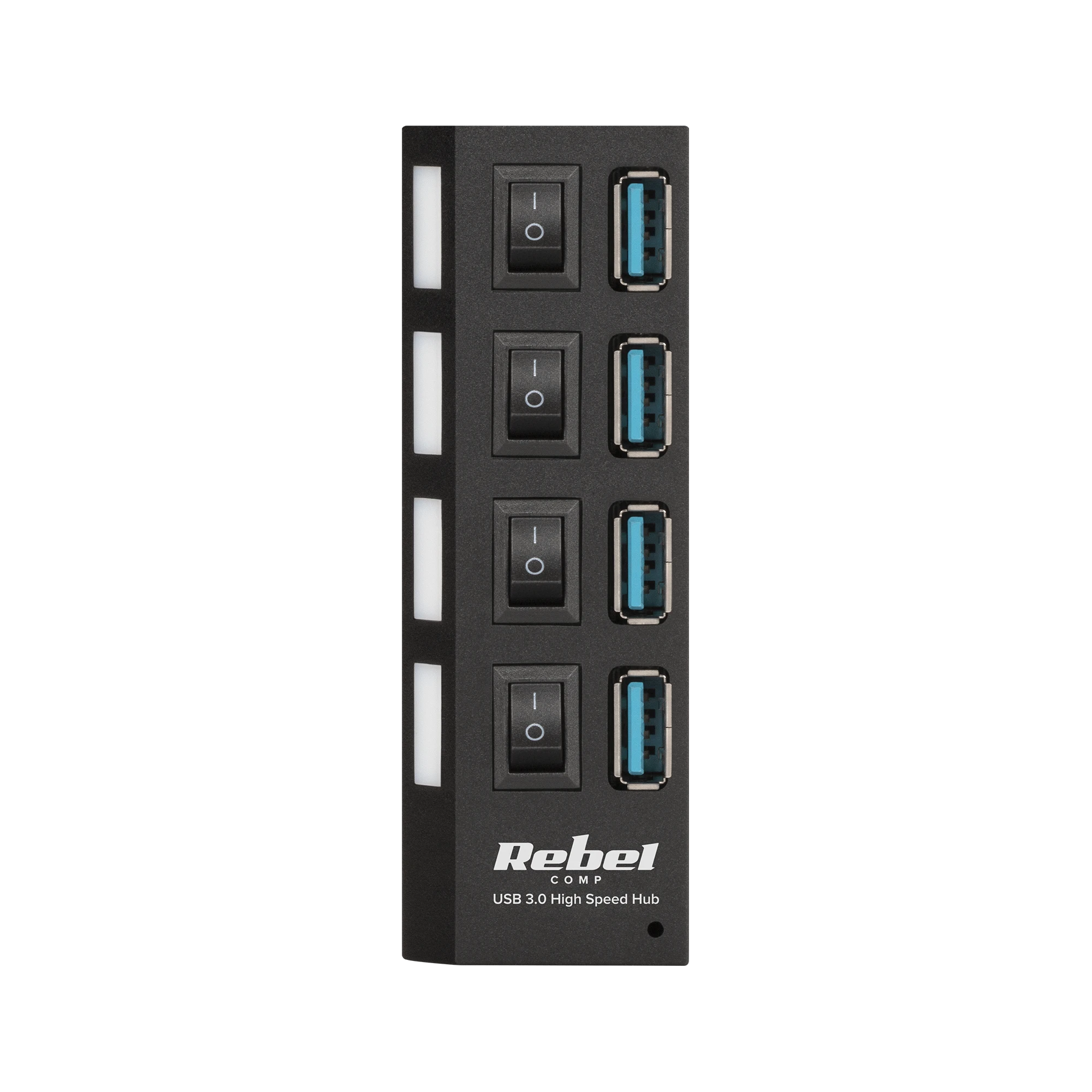 HUB USB 3.0 4 prievadų Rebel