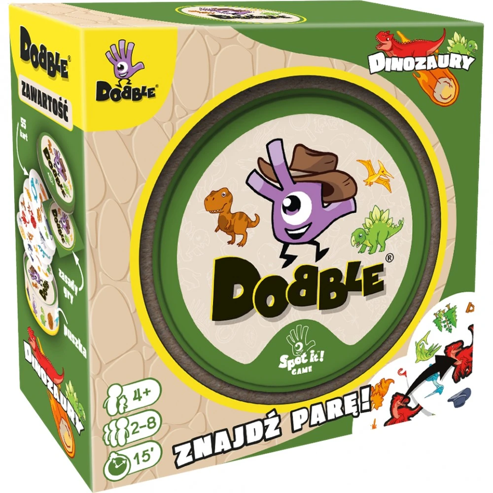 Dėlionė Rebel Gra dobble dinozaury