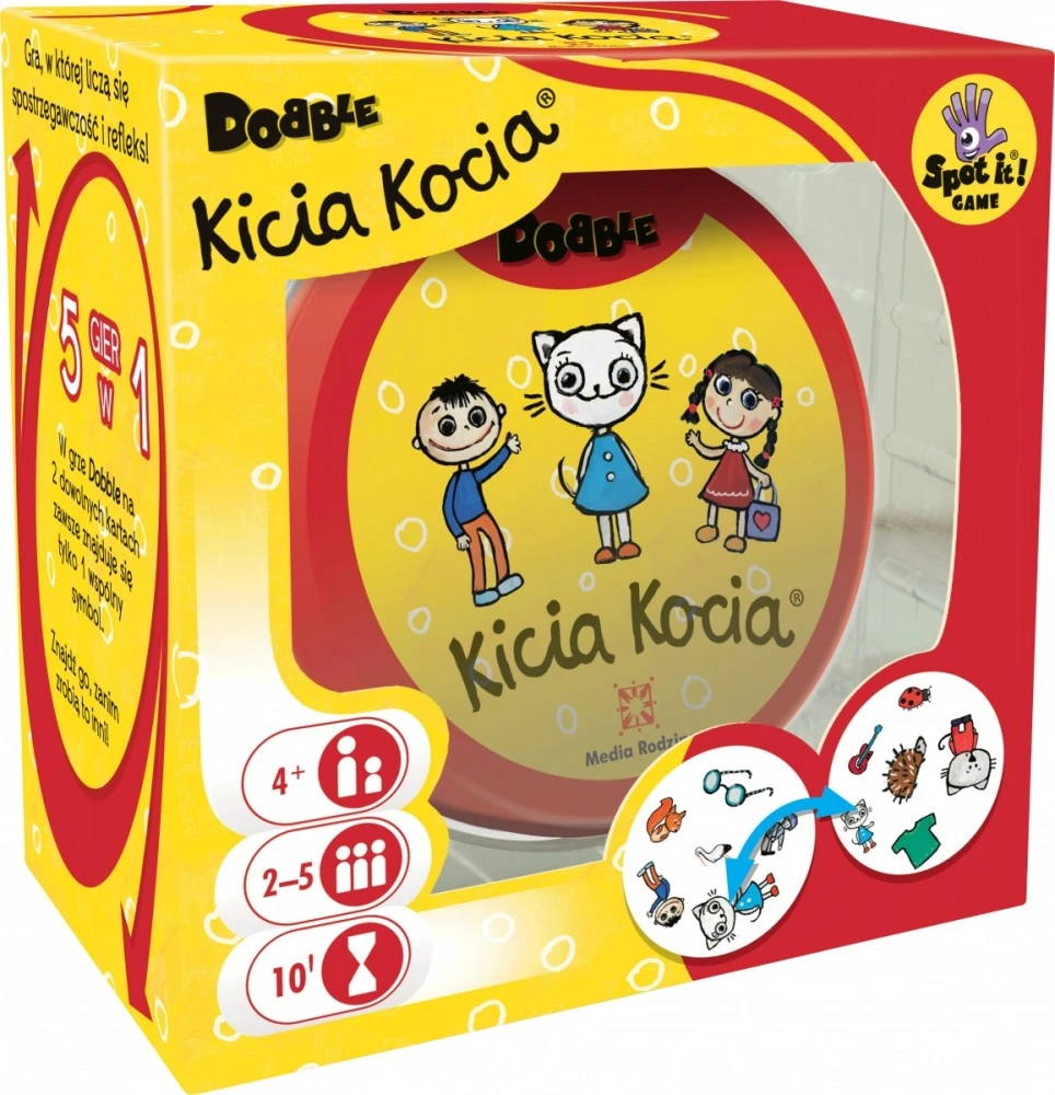 Stalo žaidimas Rebel Dobble: "Kicia Kocia"