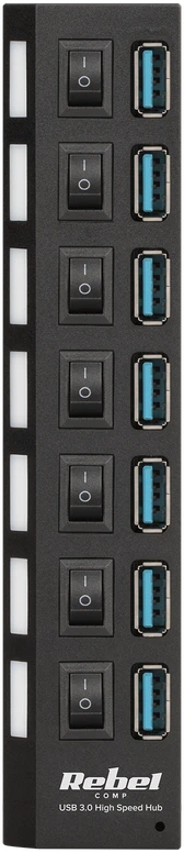 Rebel Adapteris HUB USB 3.0 7
