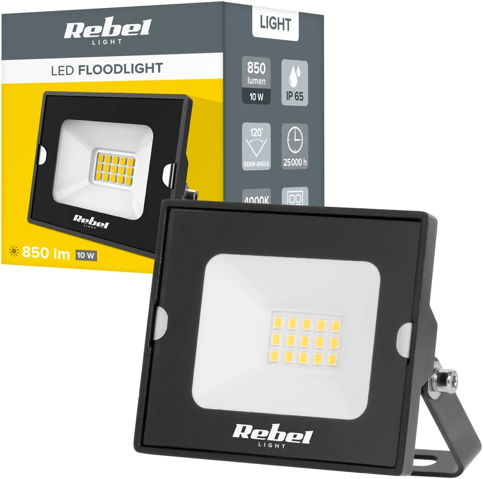 Rebel LED prožektorius 10W 4000K, 230V