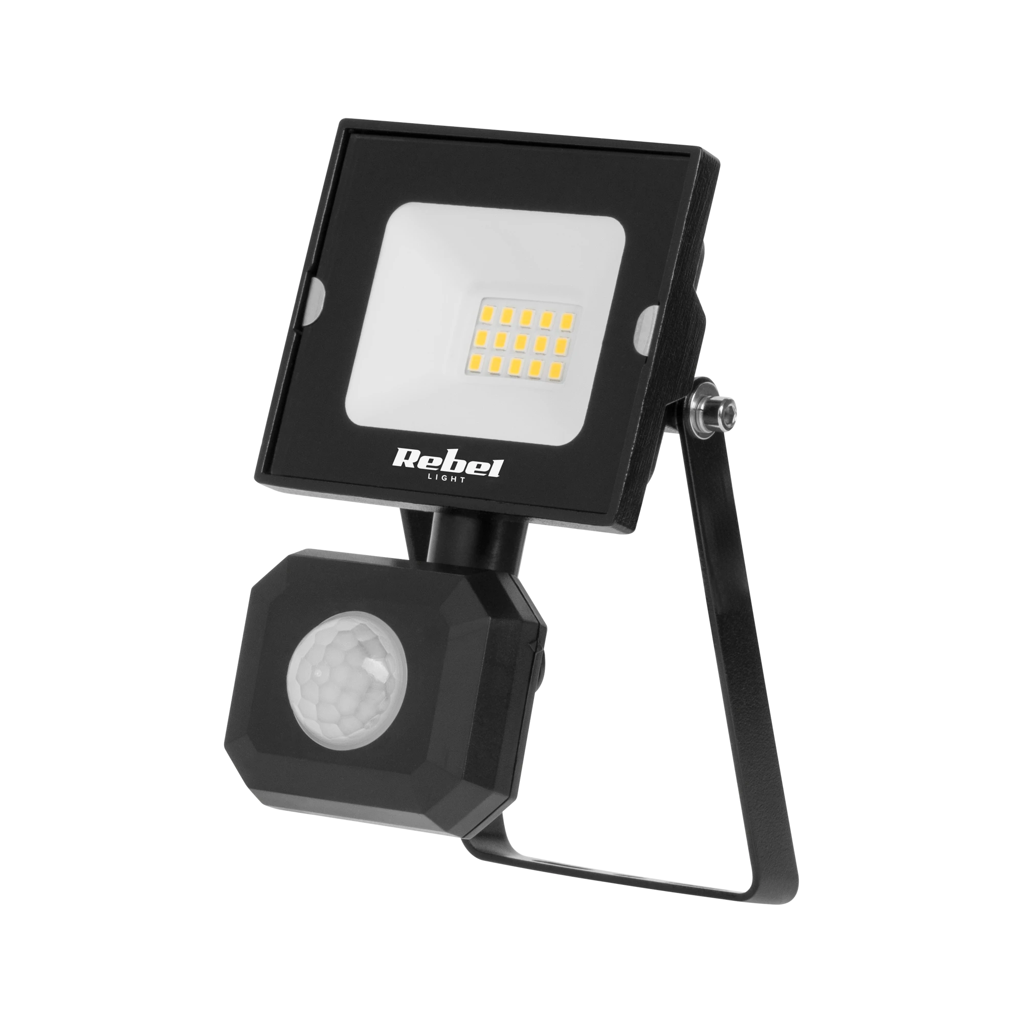 Rebel 10W LED prožektorius su judesio ir prieblandos jutikliu, 4000K, 230V