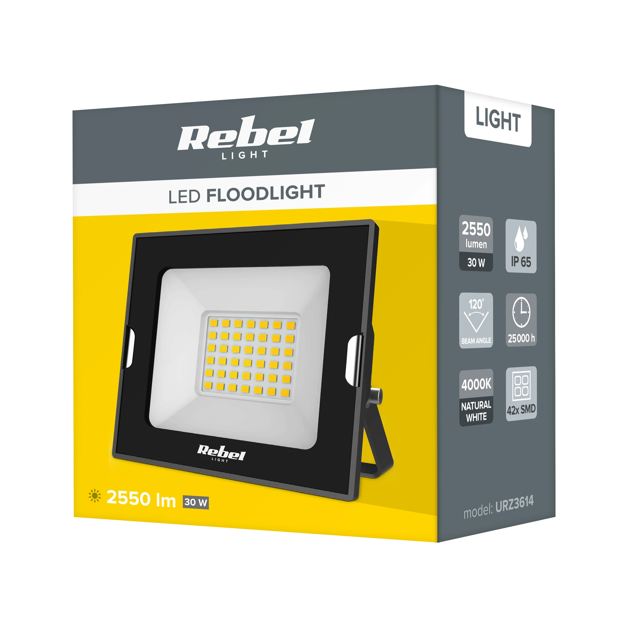 Rebel LED prožektorius 30W, 4000K, 230V