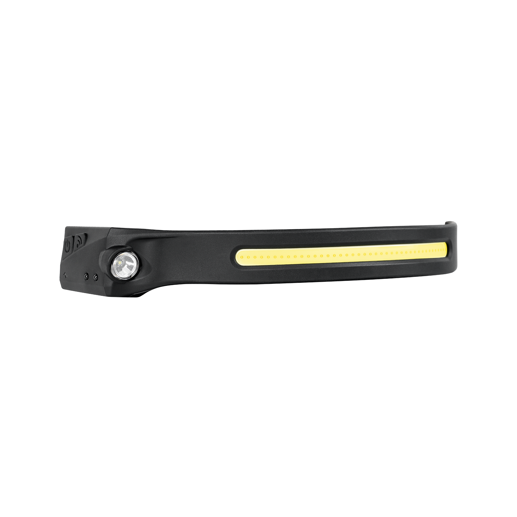 Rebel Įkraunamas priekinis žibintas (5W COB + 3W LED) - galvos juosta