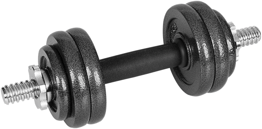 REBEL ACTIVE reguliuojamo svorio hanteliai dėkle, 15 kg, su štanga