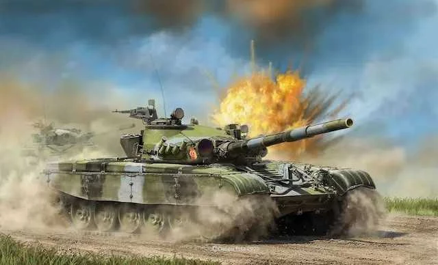 Revell T-72 M1 tankas 1:72 plastikinis surenkamas modelis (03357)
