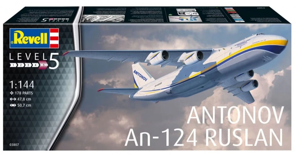Revell – Antonovas AN-124 Ruslanas, 1/144, 03807