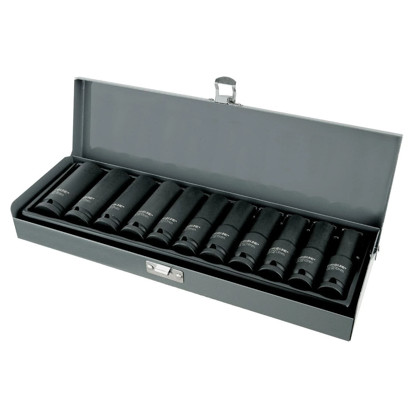 Zestaw Rinkinys 15 smūginių galvučių rinkinys, ilgos, Cr-Mo, 1/2", 10-32 mm, Proline