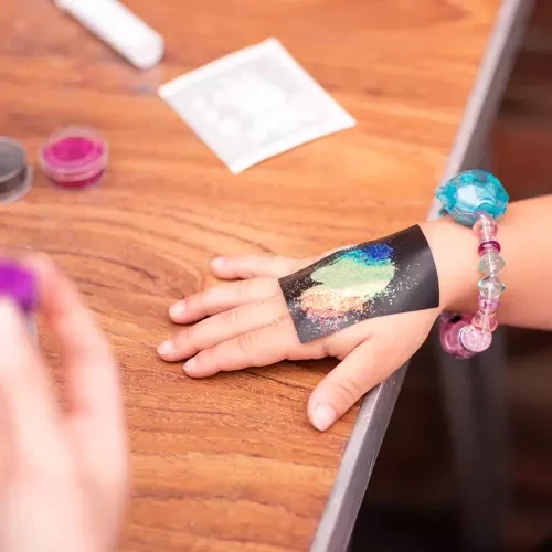 Rinkinys blizgučių tatuiruočių darymui Kruzzel 20422