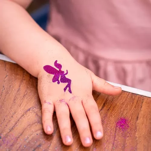Rinkinys blizgučių tatuiruočių darymui Kruzzel 20422
