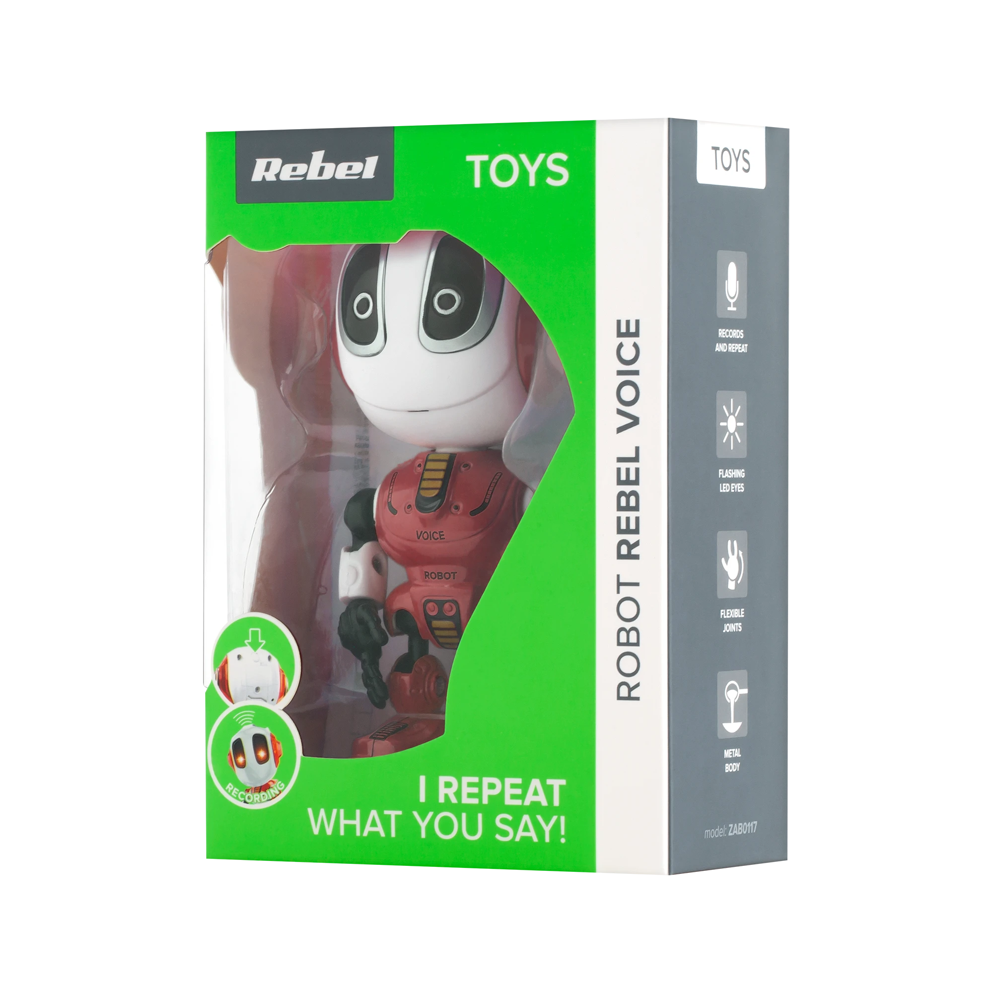 Oem REBEL VOICE robotukas - Raudonas