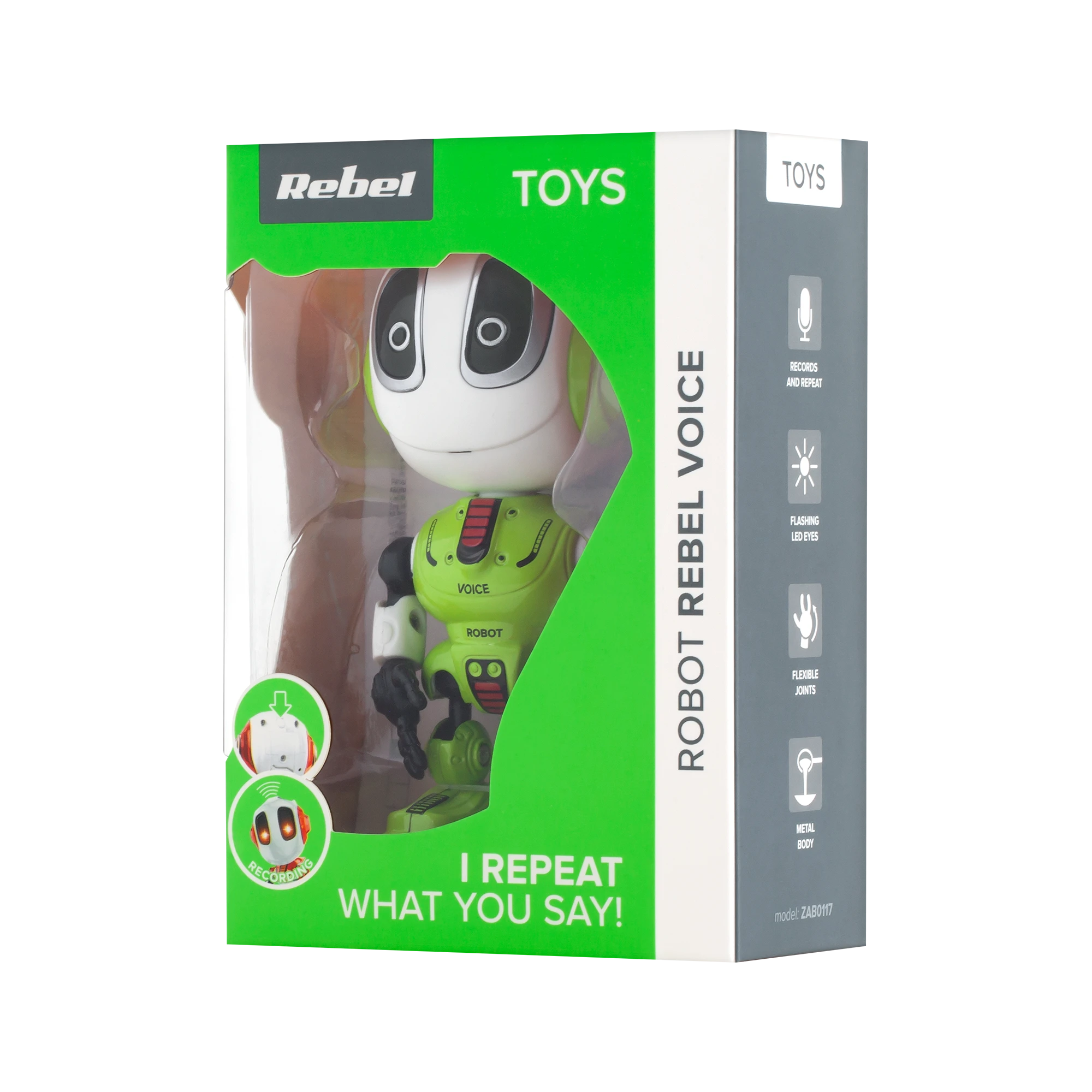 Oem REBEL VOICE robotukas - Žalias