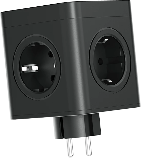 Plastrol Rozgałeźniki 4x2p+Z oraz 2xUSB-A , 1xuSB-C Schuko , KEL