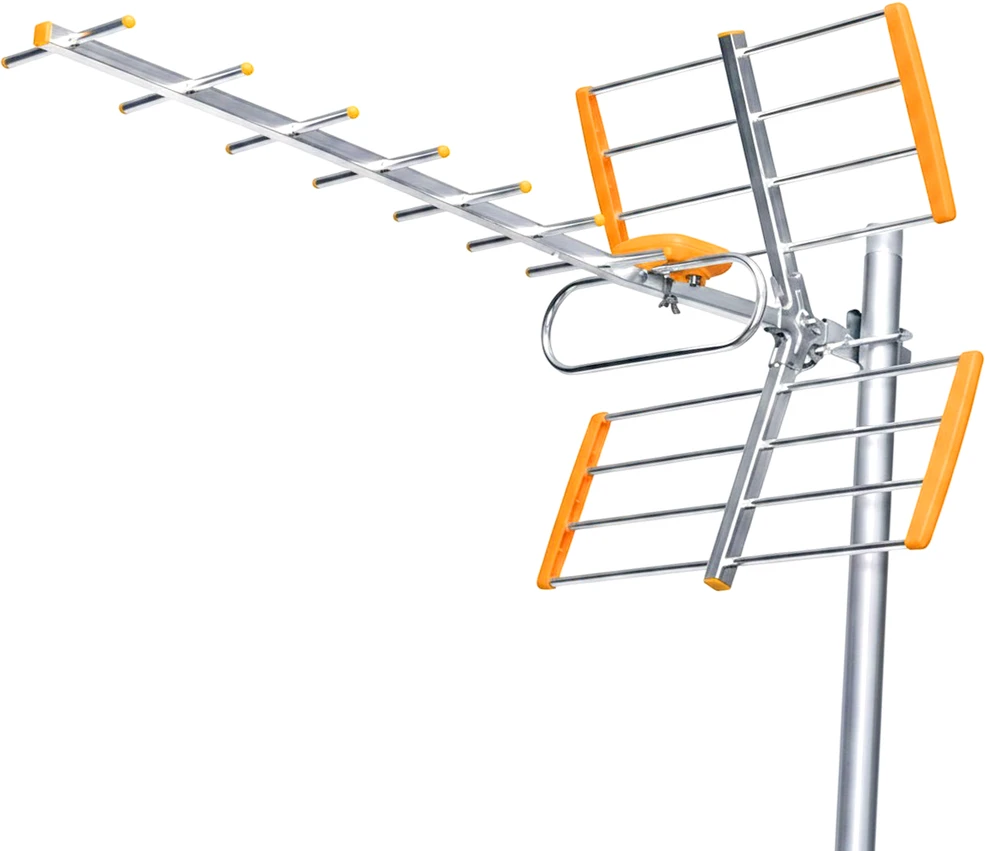 Retoo RTO antenos antžeminei televizijai DVBT2 stipri kryptinė lauko kombinuota MUX8 4K LTE ER1240