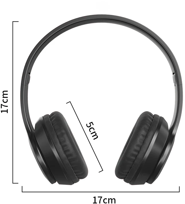 Słuchawki Ausinės Belaidės ausinės p47 „Bluetooth“ mikrofonas mp3-e142 juodos