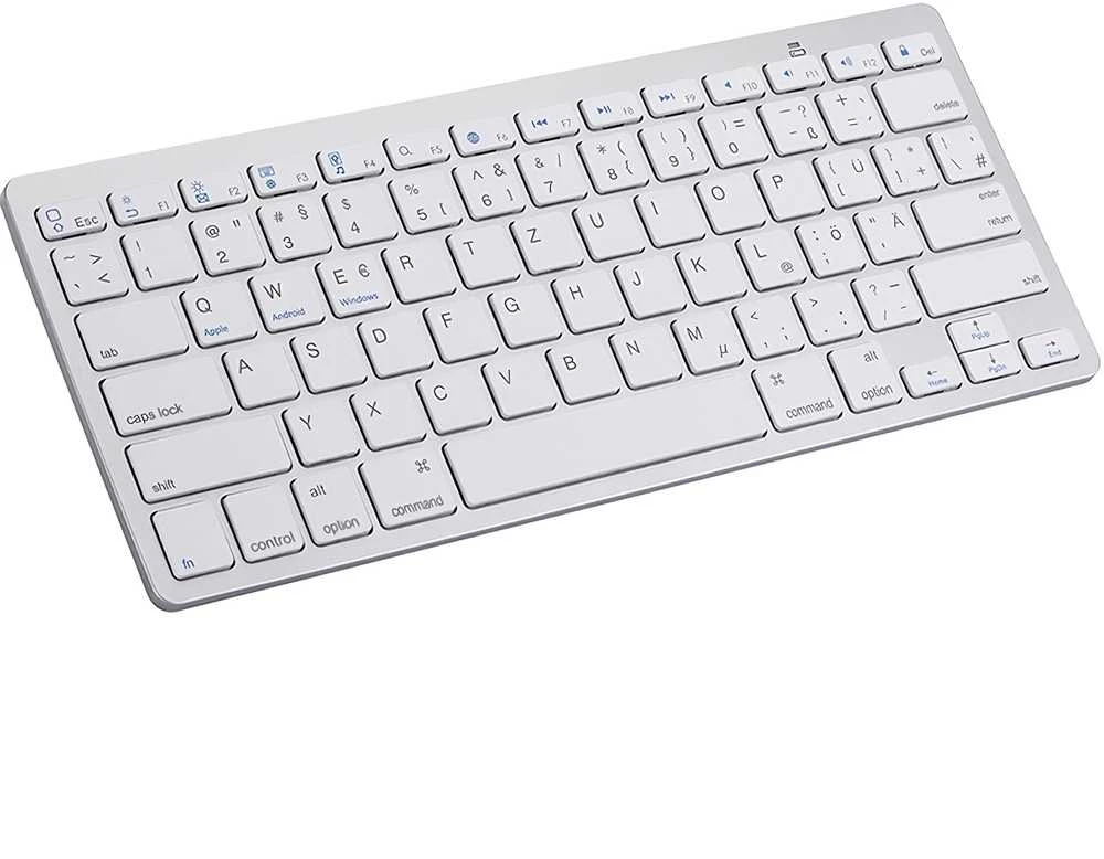 Klawiatura Klaviatūra Belaidė „Bluetooth“ membraninė klaviatūra išmanusis televizorius, kompiuteris, „iOS“, „Windows“, „Android“